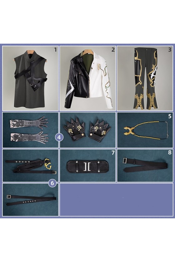 2XXT Cosplay Arknights Chongyue Alighting Outfit Cosplay Costume